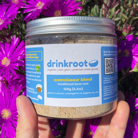 Connoisseur Traditional Kava jar crafted for full, bodied depth, soothing heaviness, and grounded evening relaxation.