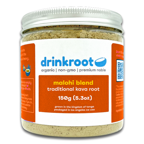 Malohi Traditional Kava jar curated for uplifting clarity, calm strength, and smooth stress release.