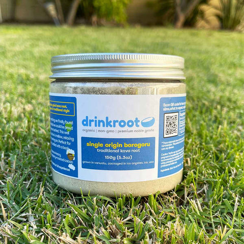 Borogoru Traditional Kava jar created for deep ceremonial calm, thick smooth body, and introspective relaxation.