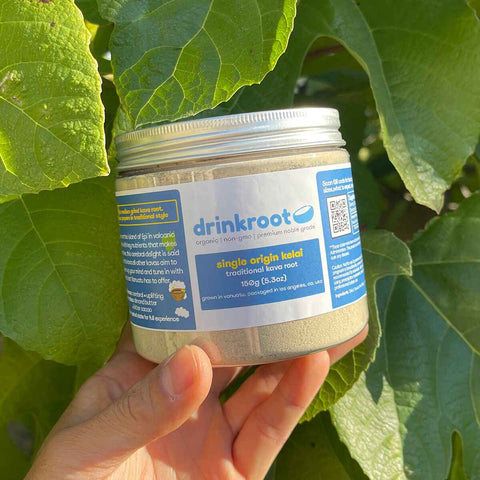 Kelai Traditional Kava jar curated for bright heady clarity, clean uplift, and creative daytime focus.